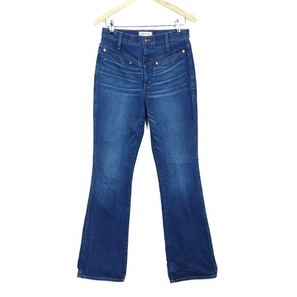 Madewell Denim - Madewell  Skinny Flare Bluffwood High Rise Jeans